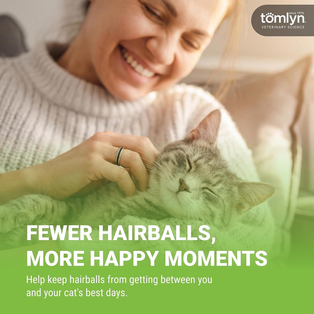 TOMLYN Laxatone Hairball Remedy Chews for Cats