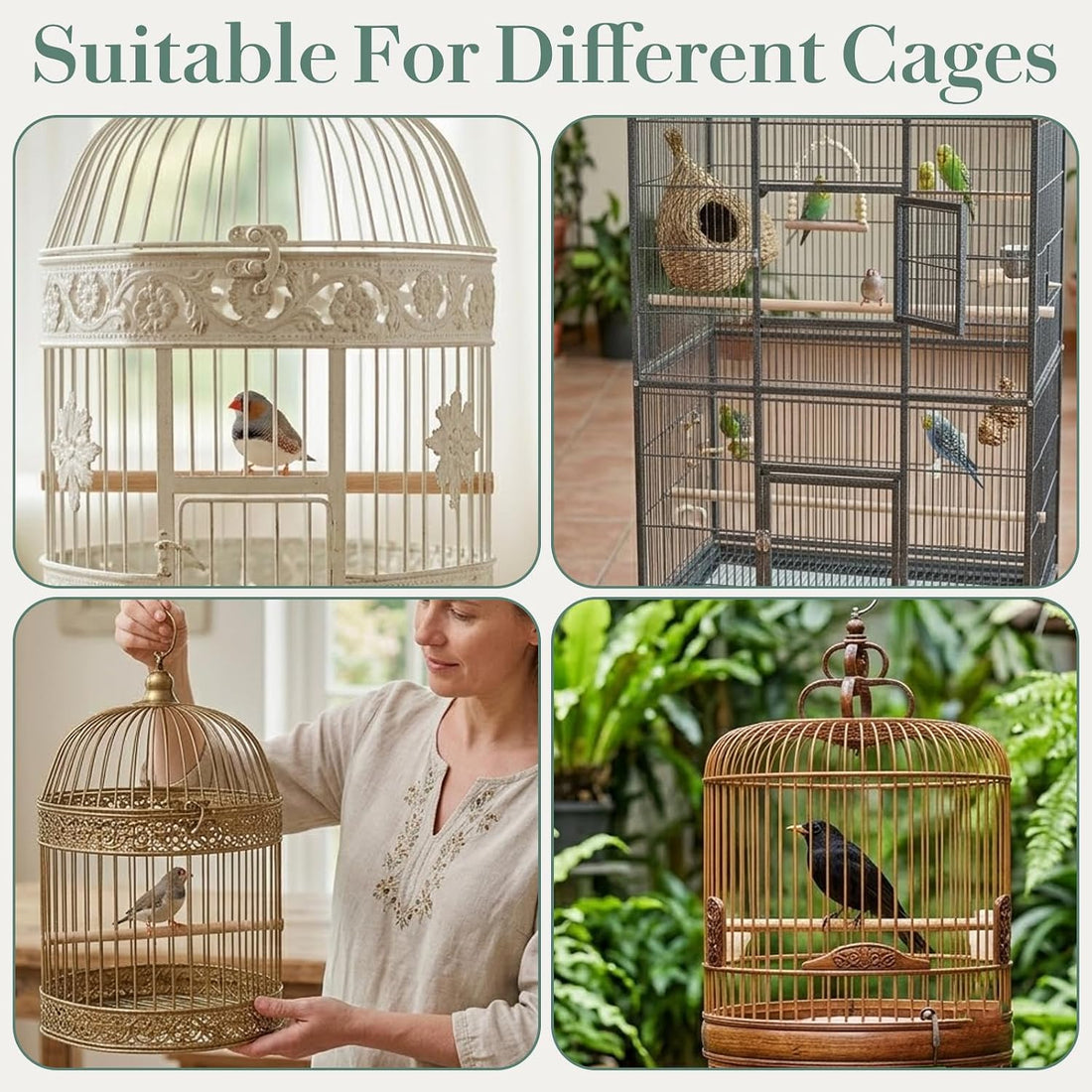 Bird Cage Seed Catcher 11.5x70.8in White Bird Cage Cover