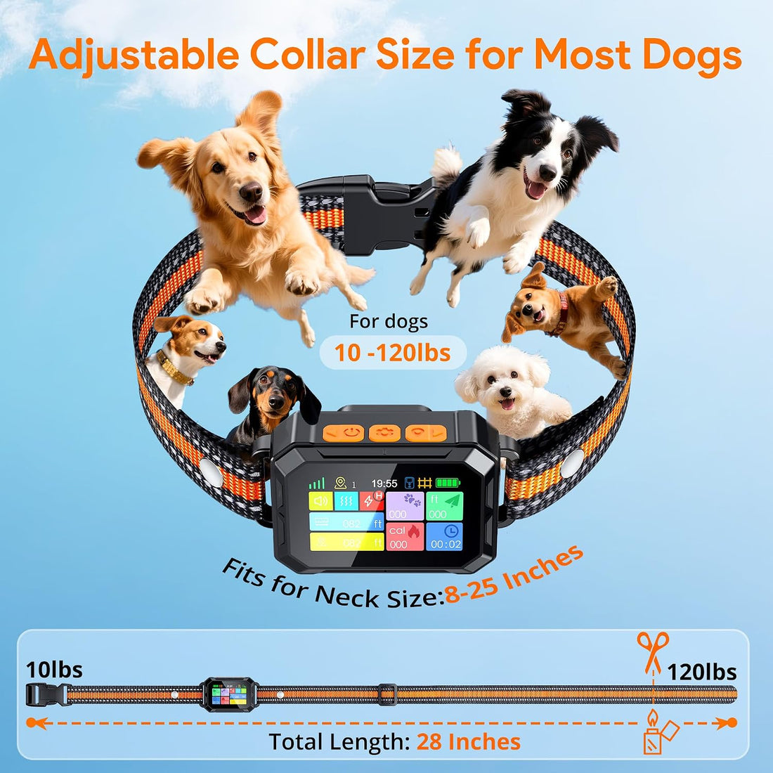 Meowant GPS Wireless Dog Fence &Training Collar with Remote