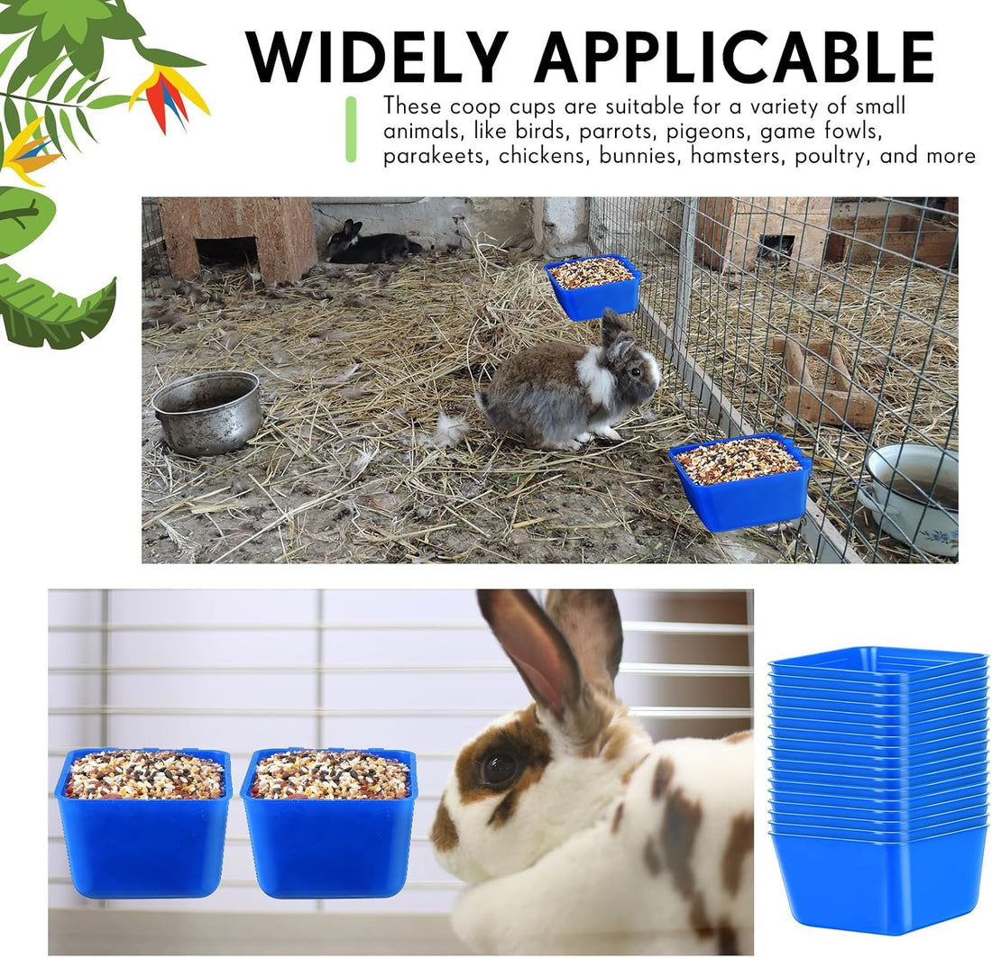 Maxdot 20 Pcs Chicken Water Feeder Cup 16 oz Large Watering Cup