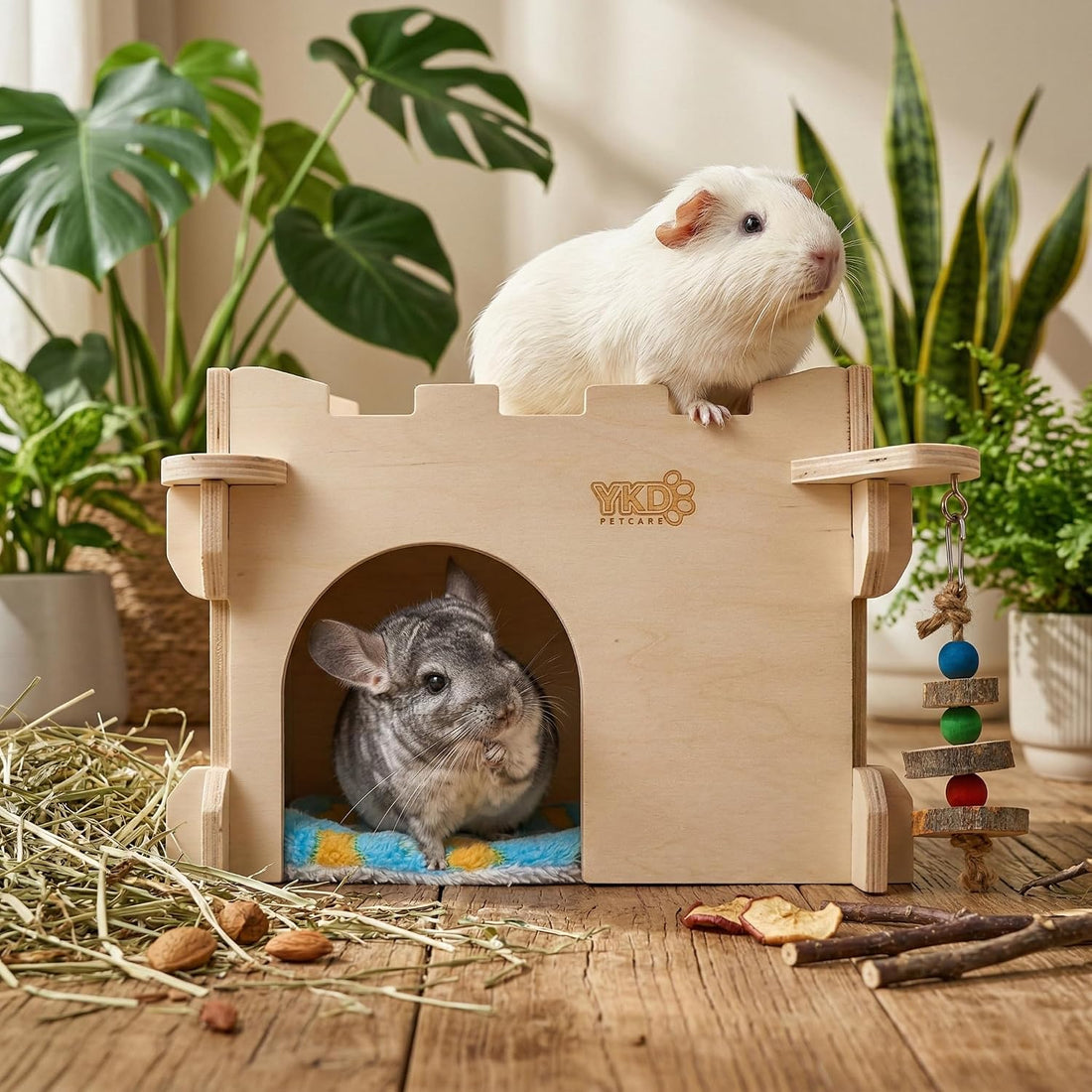 YKD Castle Chinchilla House, Guinea Pig Hideout