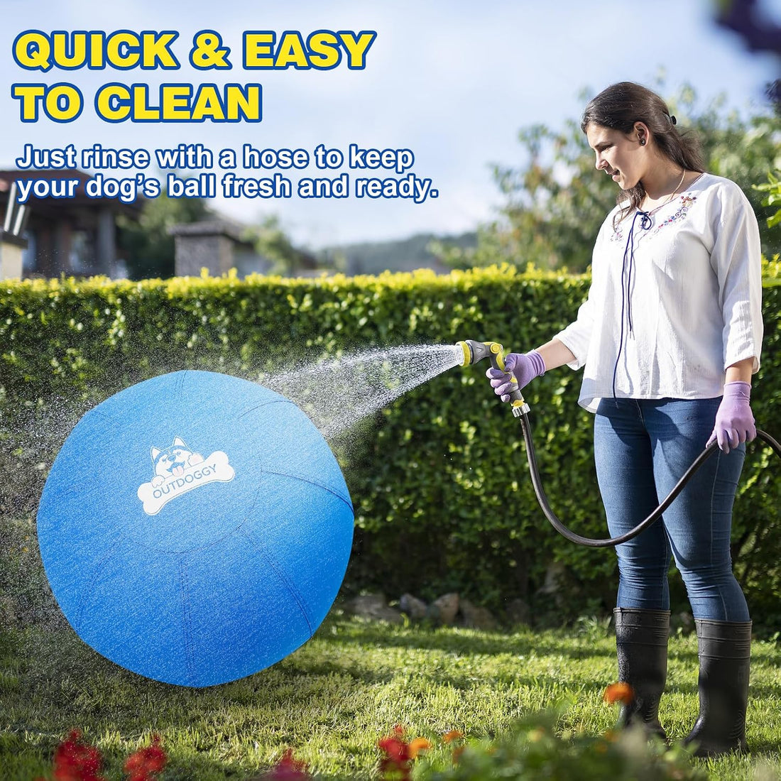 18'' Herding Ball for Dogs, Heavy Duty for Small & Medium Breeds