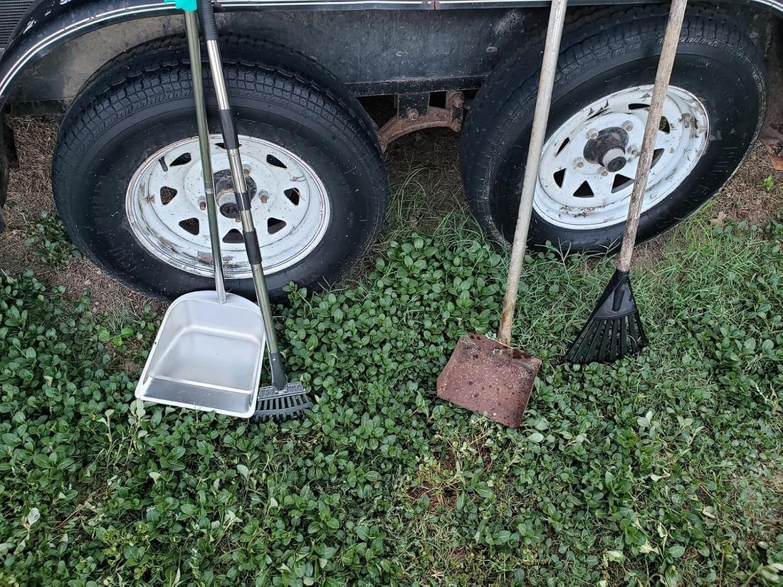 Dog Pooper Scooper for Large Dogs with Large Capacity Tray