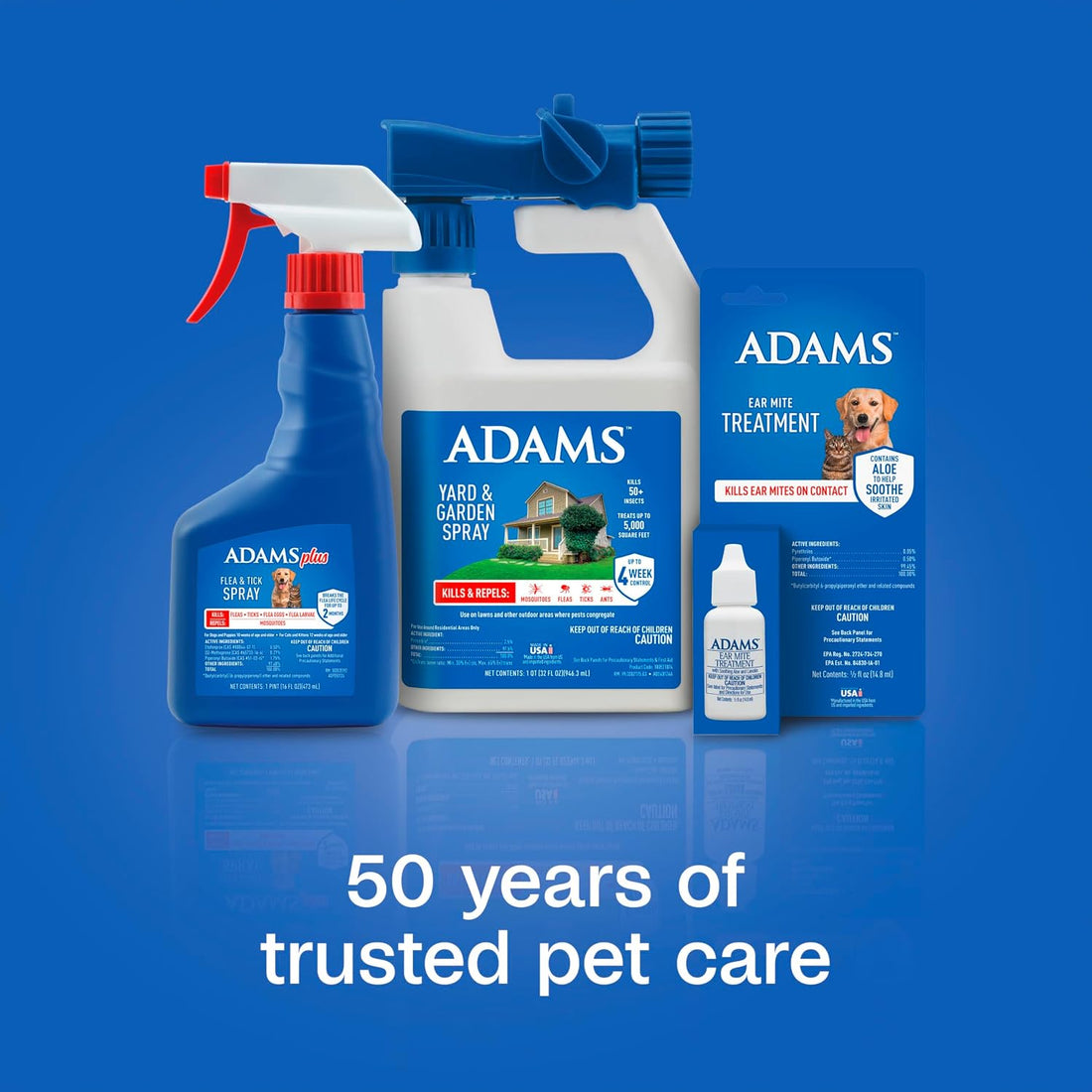 ADAMS Ear Mite Treatment for Dogs, Cats, Puppies & Kittens