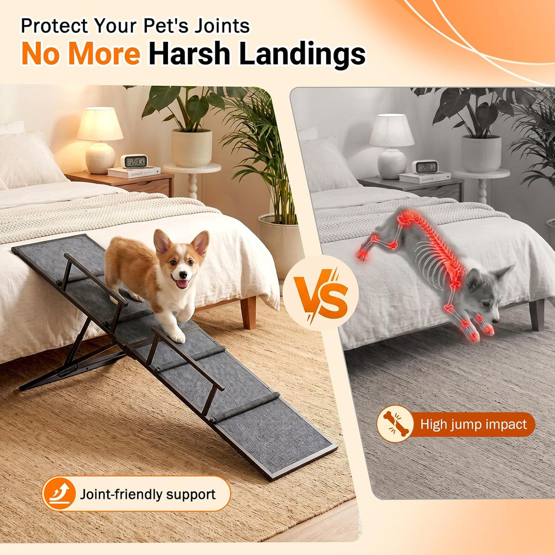 Pawaboo Dog Ramp for Bed Couch