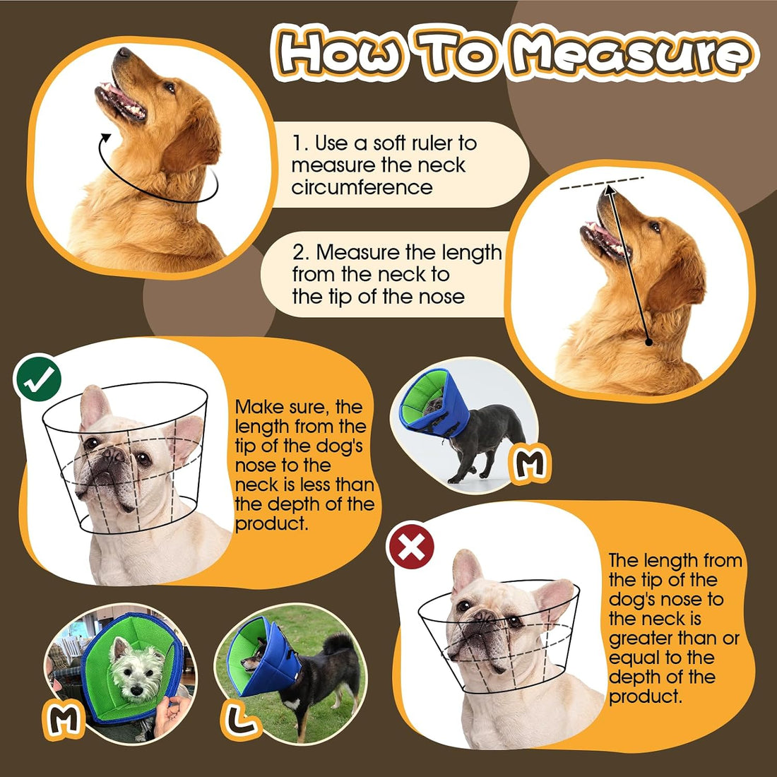 Allroaring Dog Cone Collar After Surgery