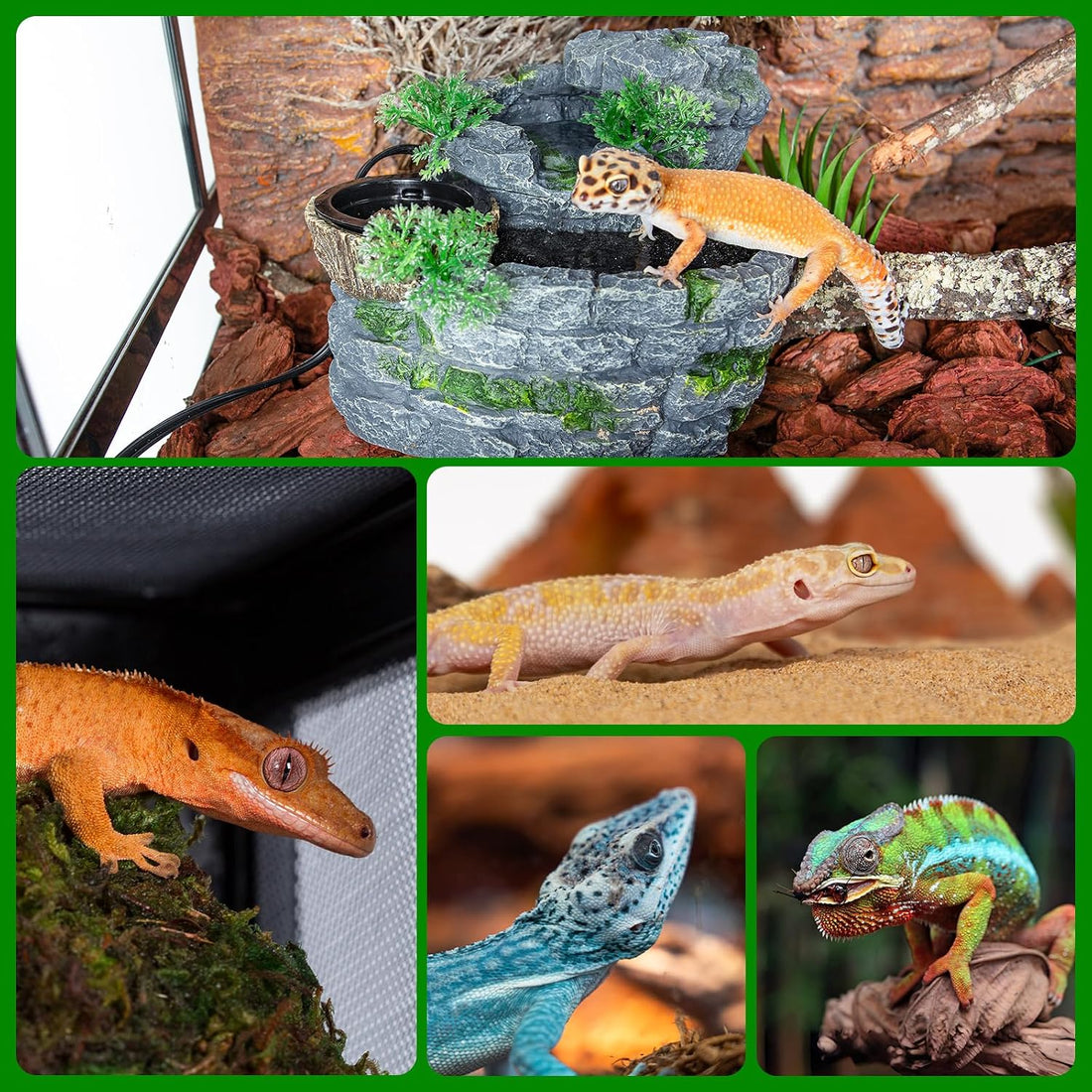 500ML Reptile Waterfall Fountain