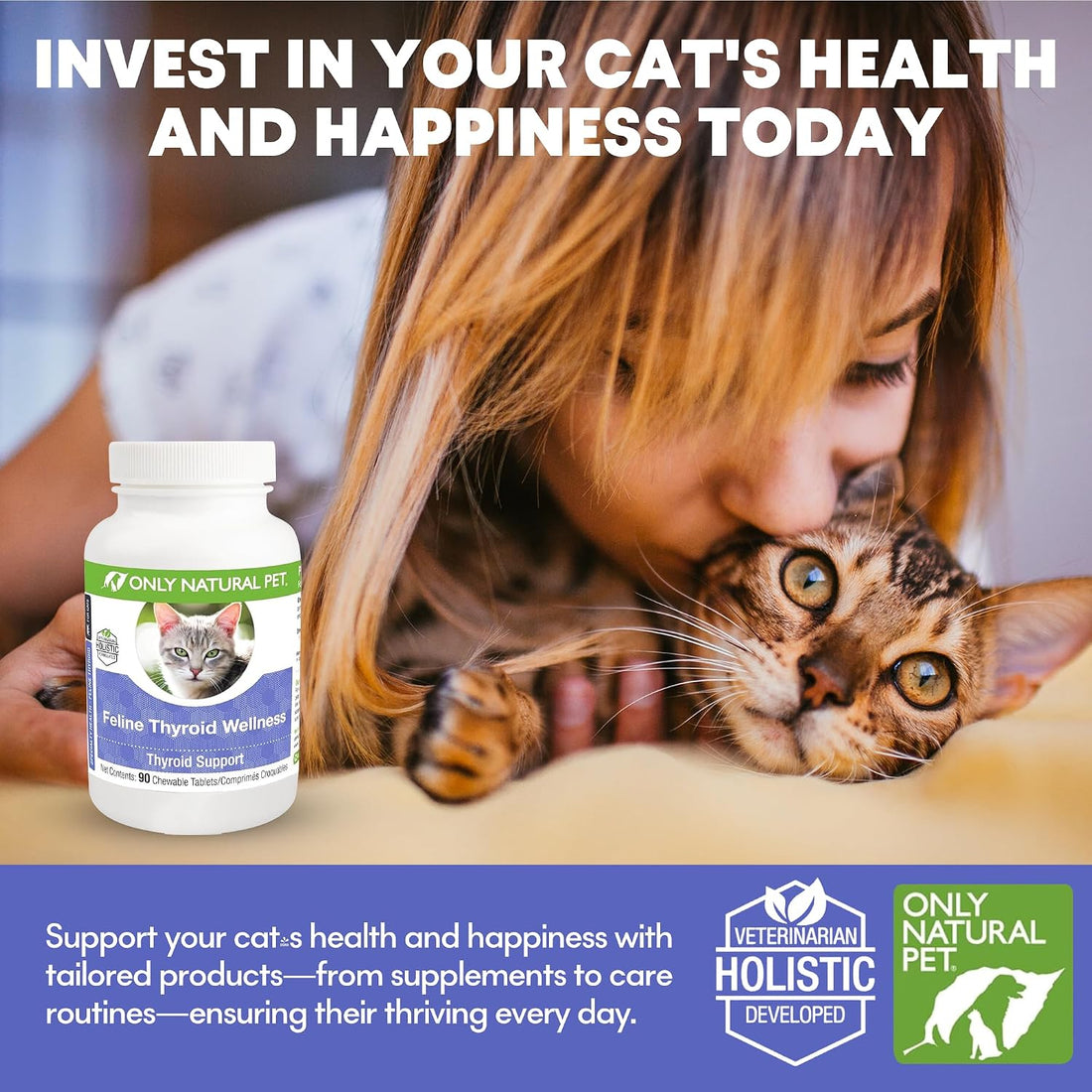 Only Natural Pet Thyroid Support Supplement for Cats