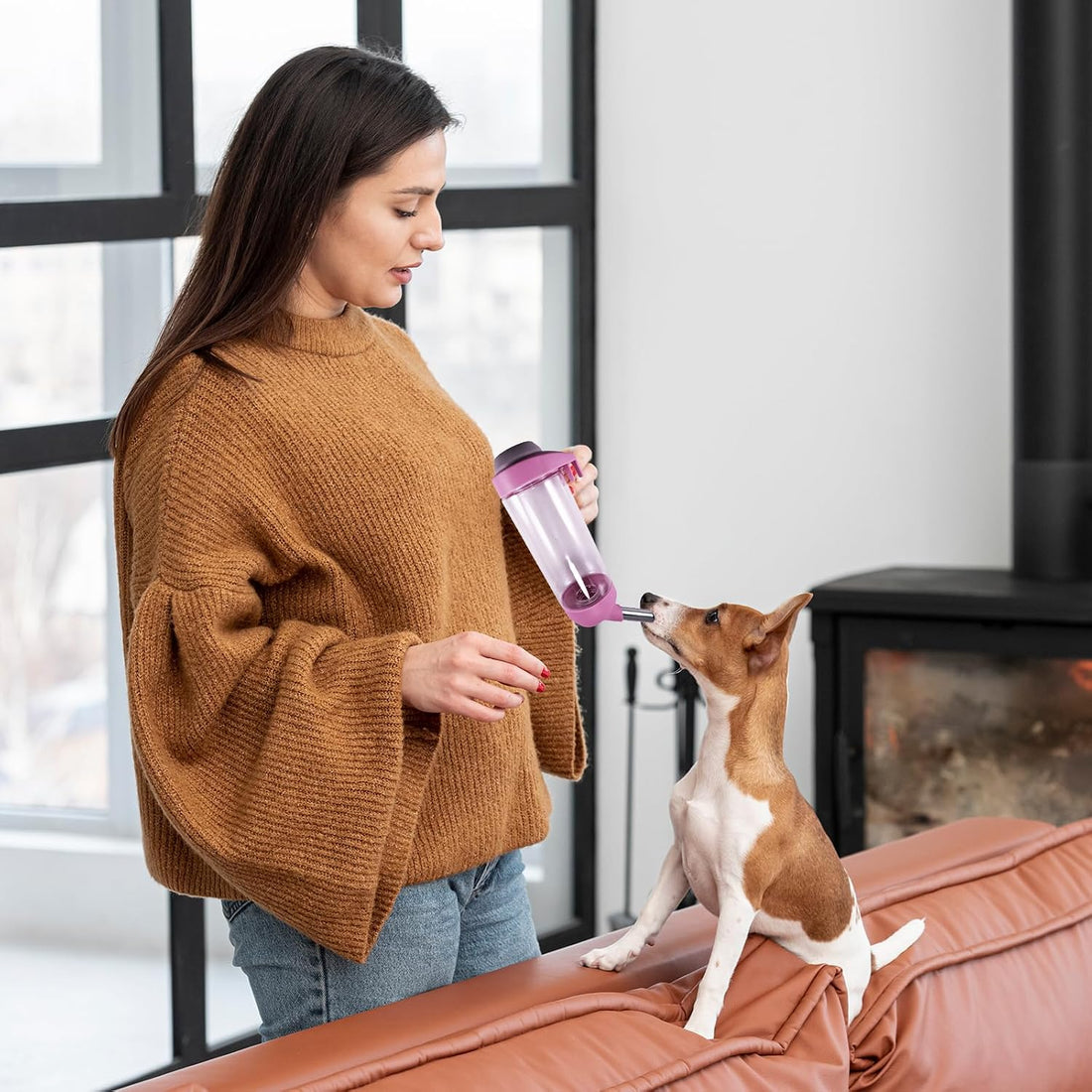 Dog Crate Water Bottle Dispenser