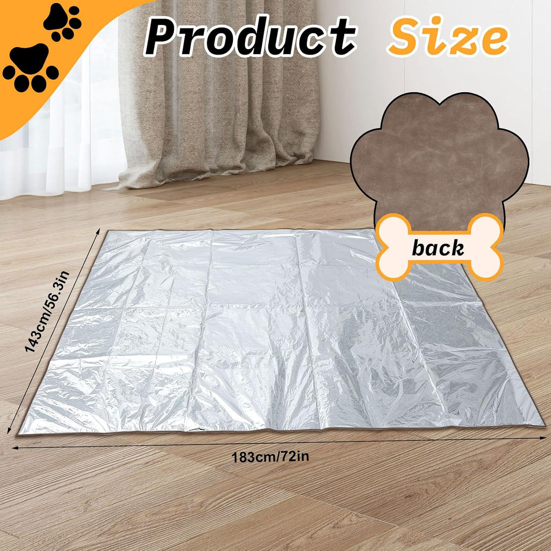 Kigley 1 Pcs Pet Deterrent Mat to Keep Dogs Off Couch
