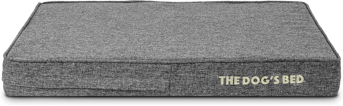 The Dog’s Bed Replacement Outer Cover, Linen Fabric, Grey Linen