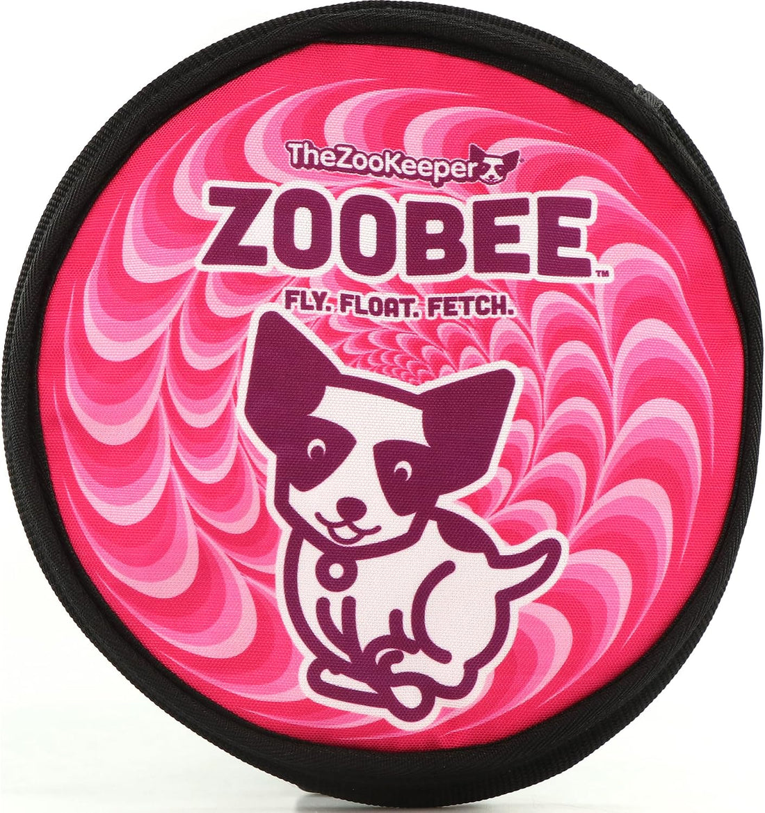 The ZooKeeper ZooBee Flying Disc Dog Toy – Soft & Durable Toss Disc