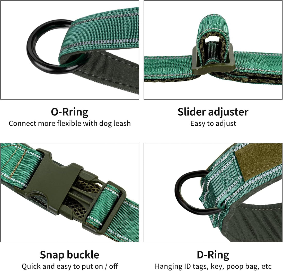 Annchwool No Pull Dog Harness with Soft Padded Handle & Front Clip