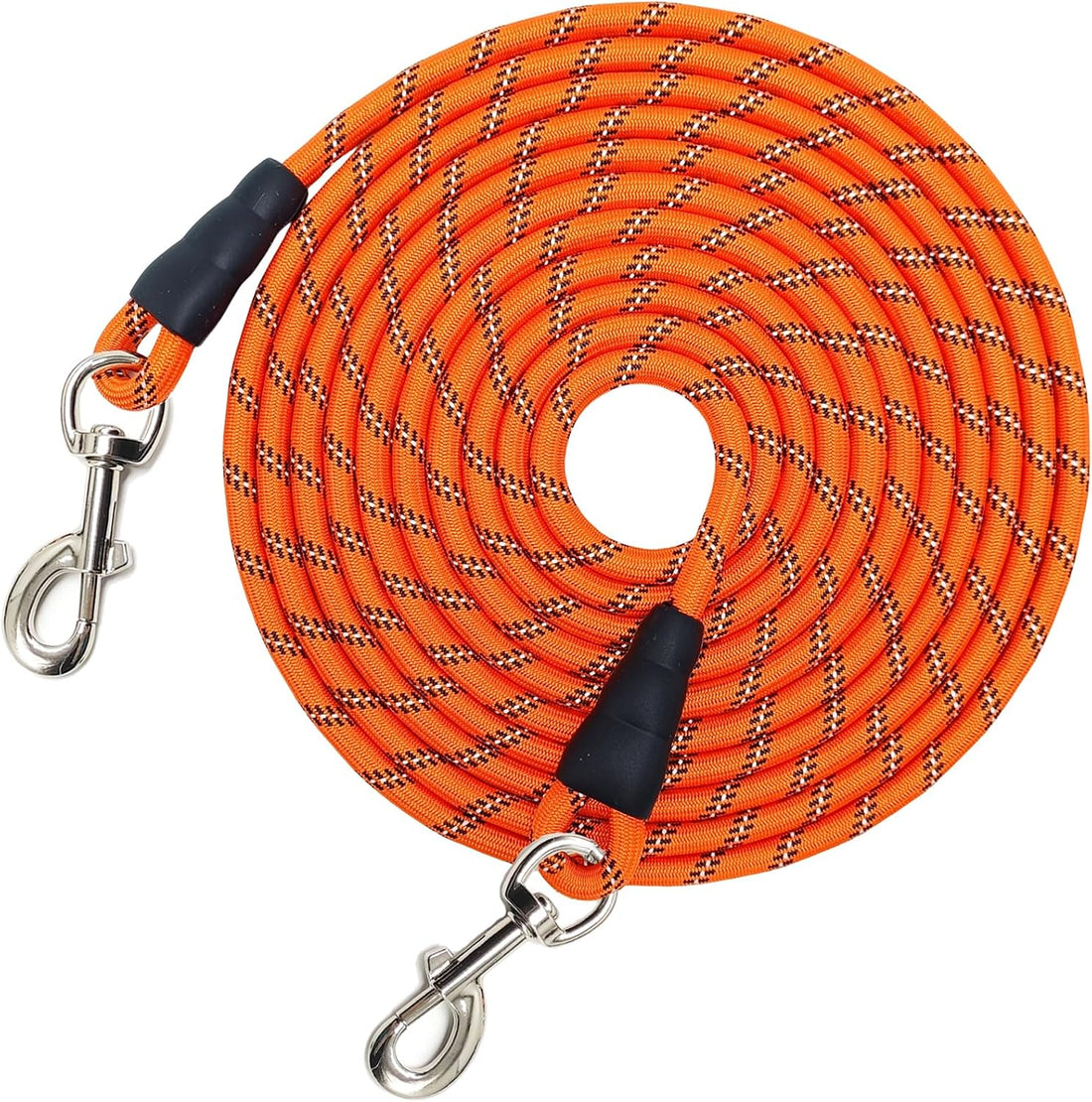 15/20/40/60/75FT Long Dog Tether, Tie Out Rope Dog Lead for Yard