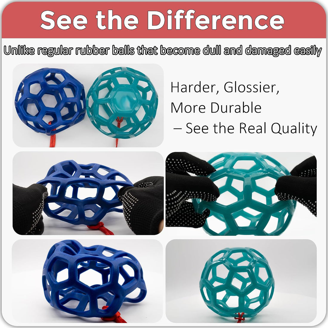 mayoken® 4 Pack Harden Horse Treat Ball Hay Feeder Toy