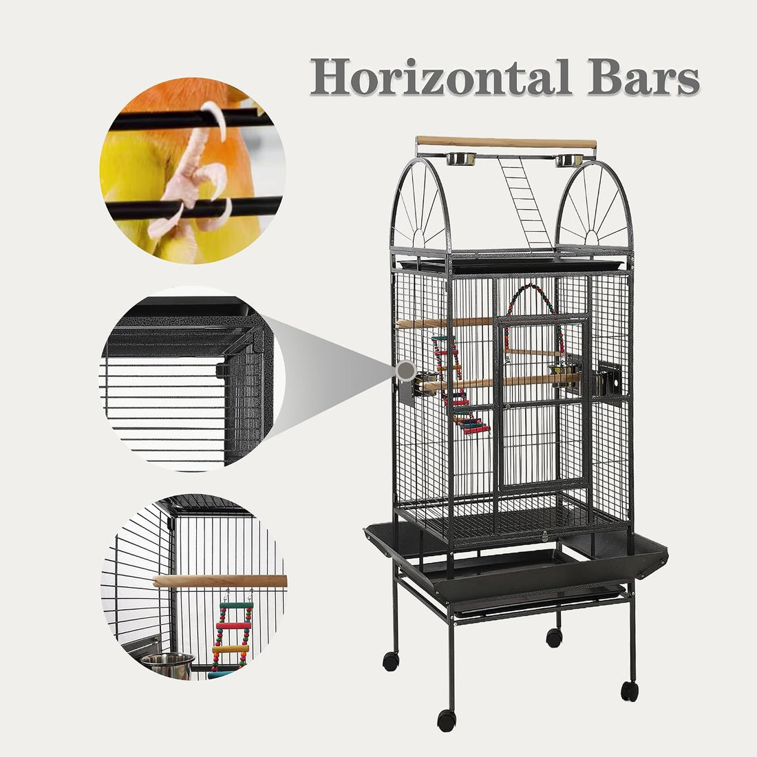 69 inch Large Bird Cages for Parrots,Large Parrot Cages for Large