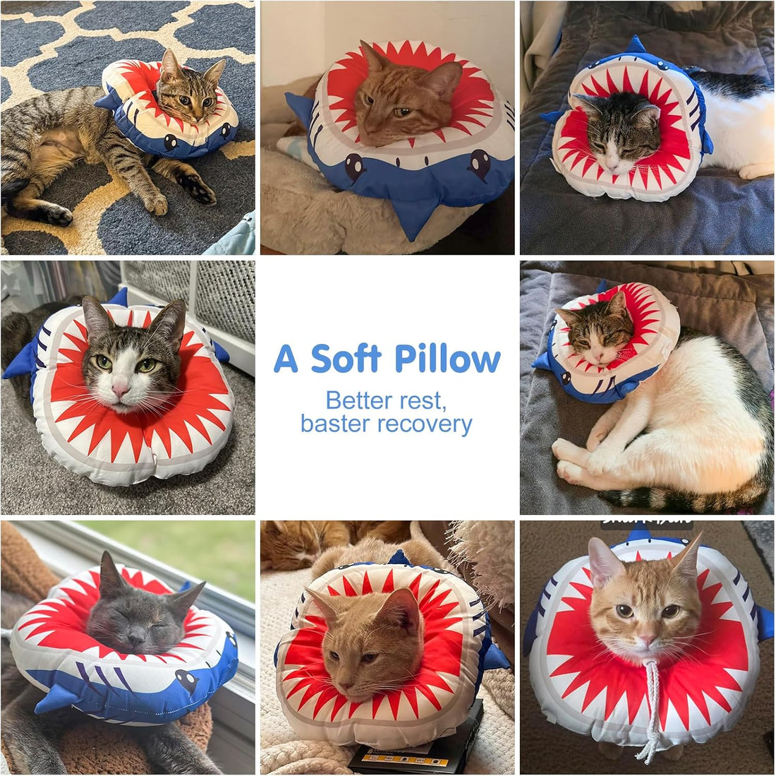 BEAUTYZOO Cat Cone Collars Soft