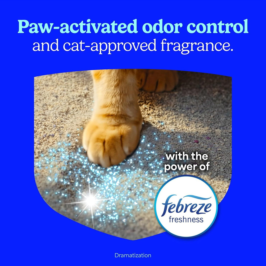 Fresh Step Advanced Ever Fresh Multi Cat Clumping Cat Litter, 16 lb.