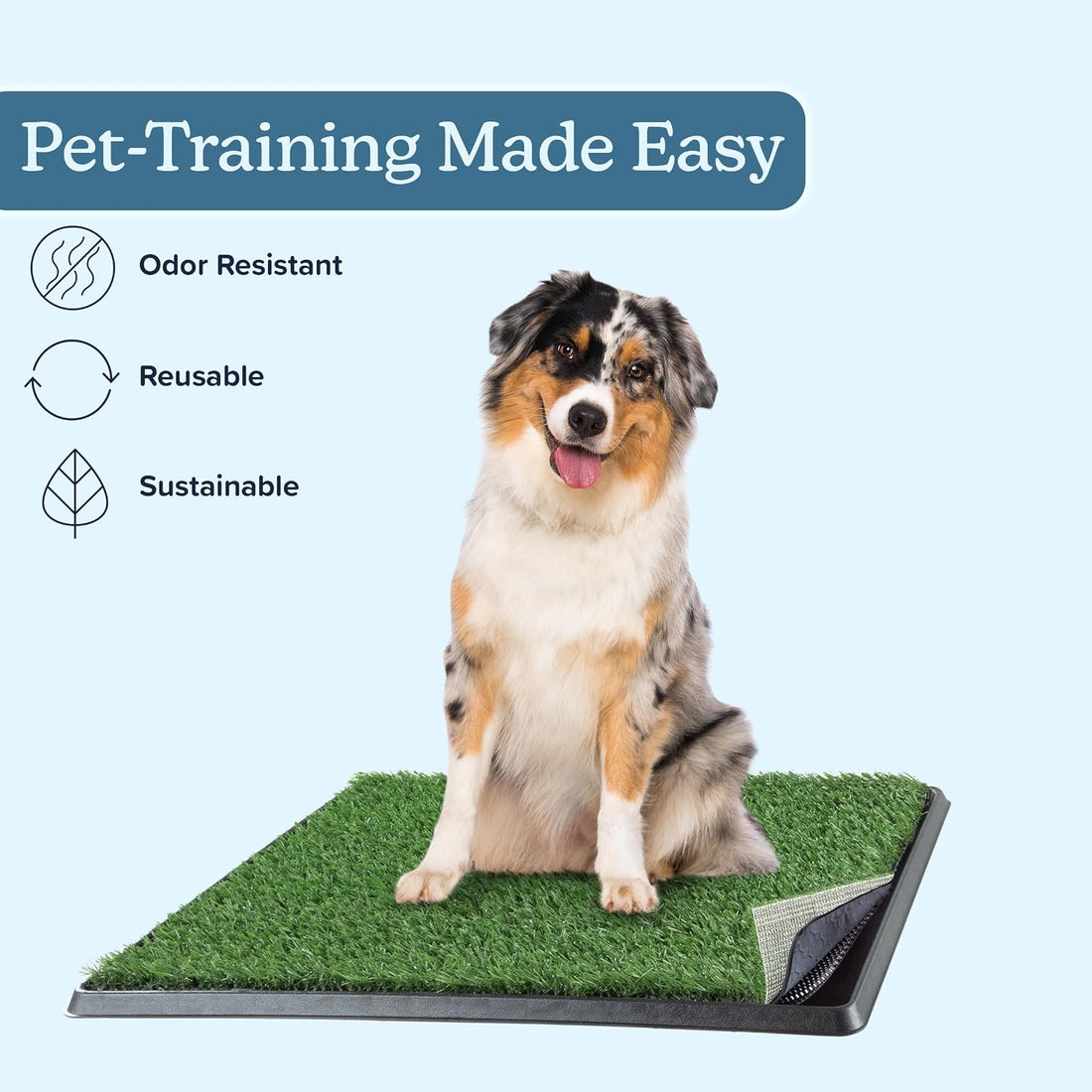 Artificial Grass Puppy Pee Pad for Dogs and Small Pets