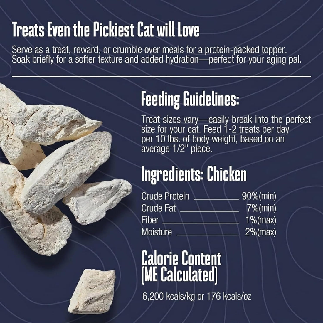 Whole Life Cat Just One Chicken Freeze Dried Cat Treats - 4 oz