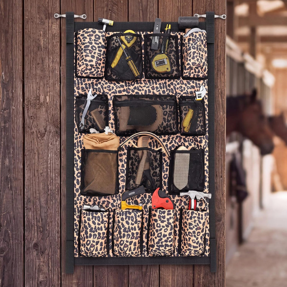 Abbylike Horse Trailer Organizer & Grooming Bag, Door Caddy