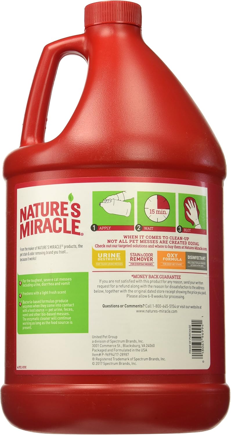 Nature’s Miracle Advanced Stain and Odor Eliminator Cat
