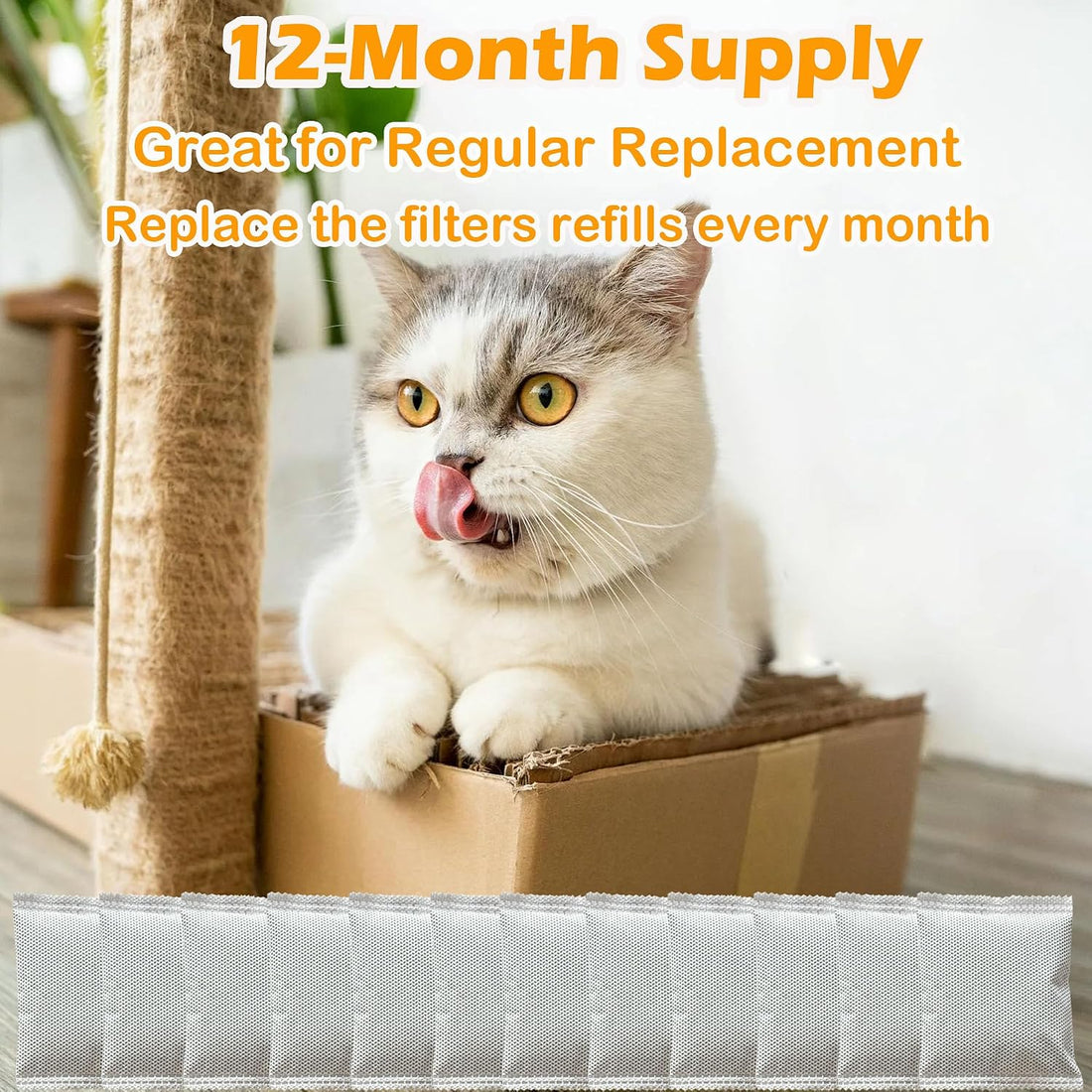 Activated Charcoal Filters Refills for Modkat Flip Litter Box