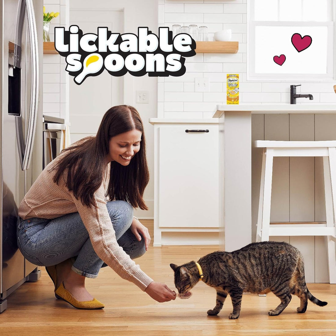 Temptations Lickable Spoons Wet Cat Treats, Chicken & Cheese, 4 ct