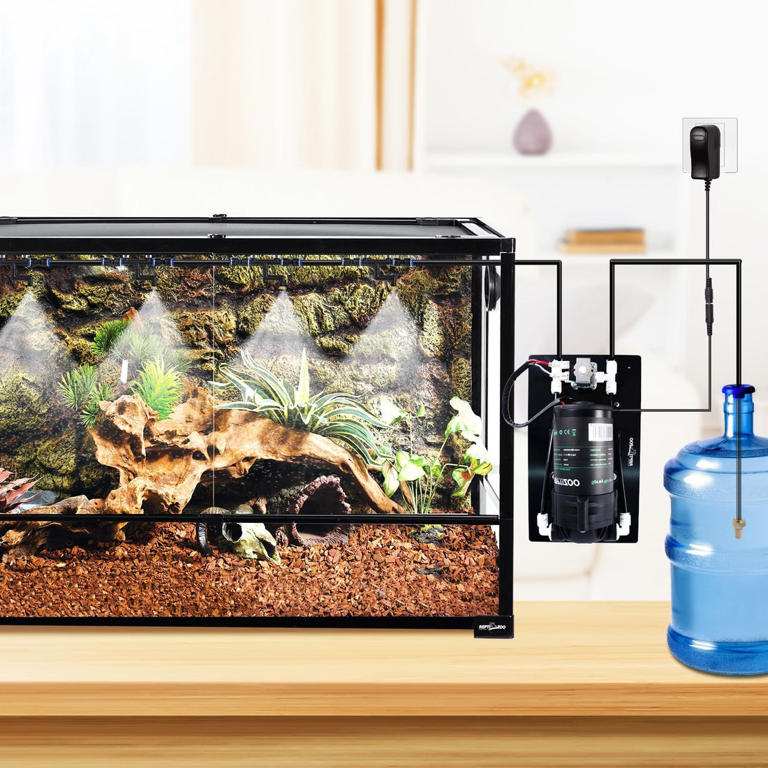 Reptile Misting System with Timer