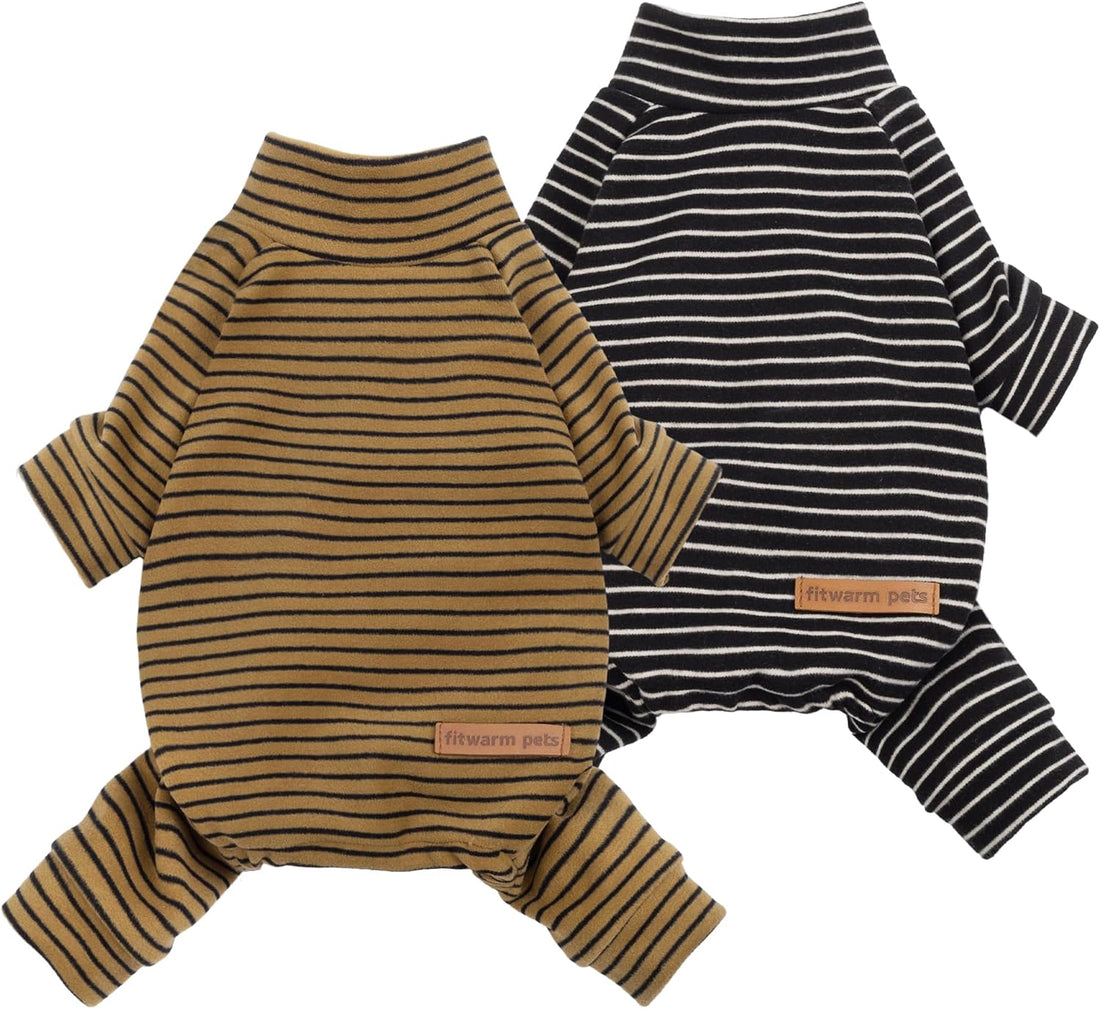 Fitwarm 2 Pack Lightweight Fleece Dog Pajamas