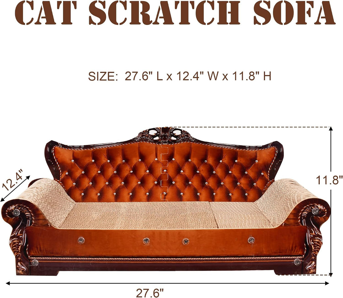 Sofa Shaped Cat Scratching Couch