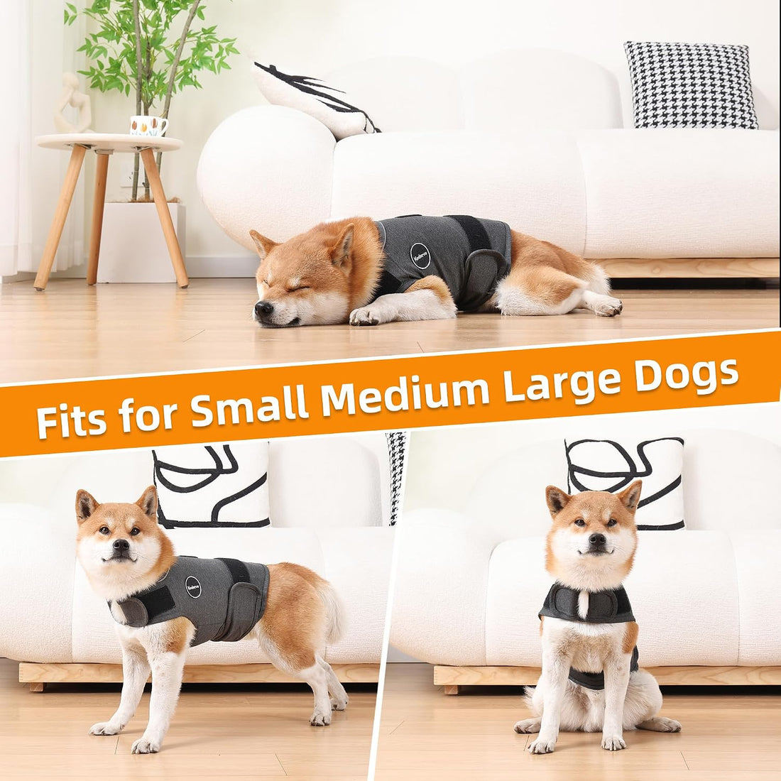 Dog Anxiety Jacket, Skin-Friendly Dog Calming Shirt