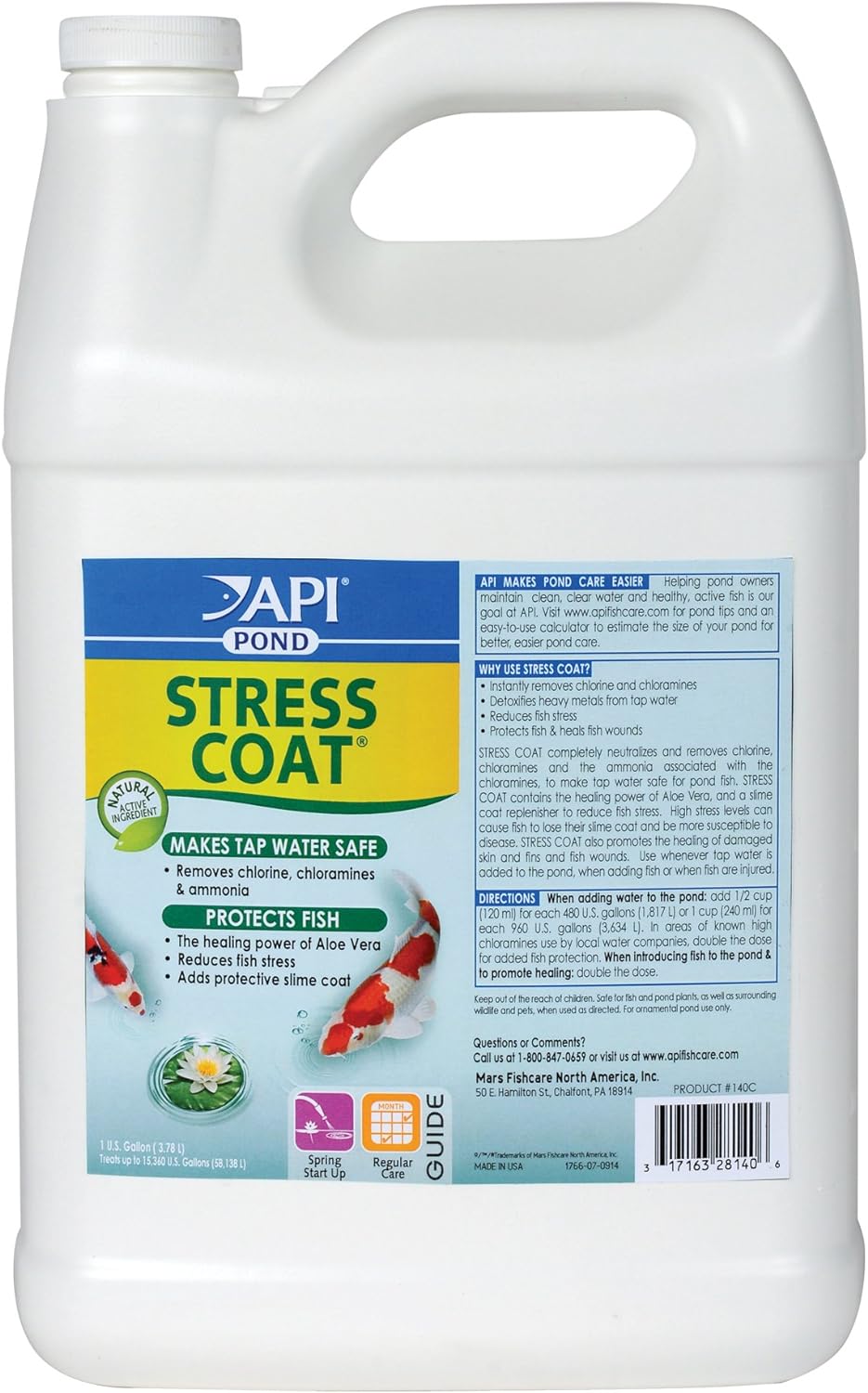API POND STRESS COAT Pond Water Conditioner