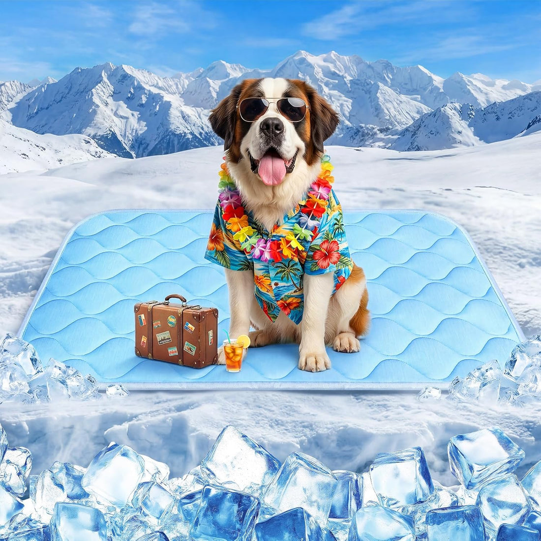 Dog Cooling Mat for Large Dogs