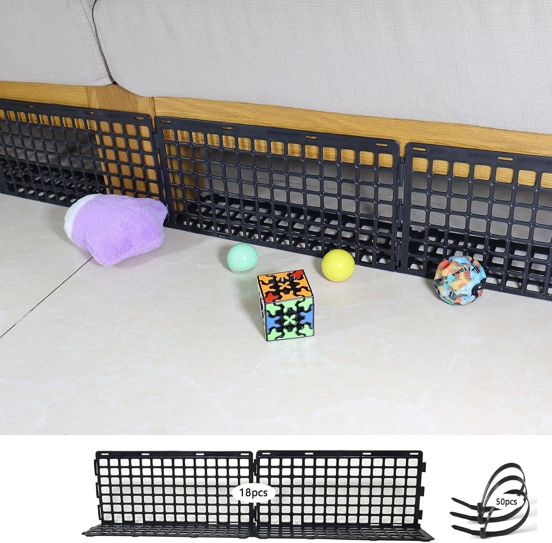 18 PCS Pet&Toy Blocker for Under Bed