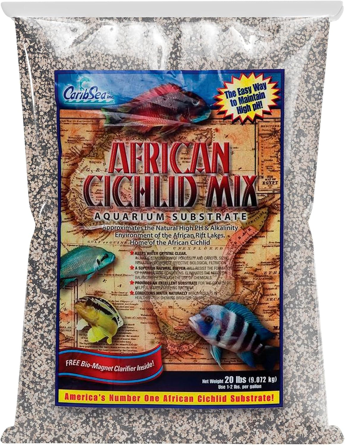 CaribSea African Cichlid Mix Sahara Sand - 20 lb