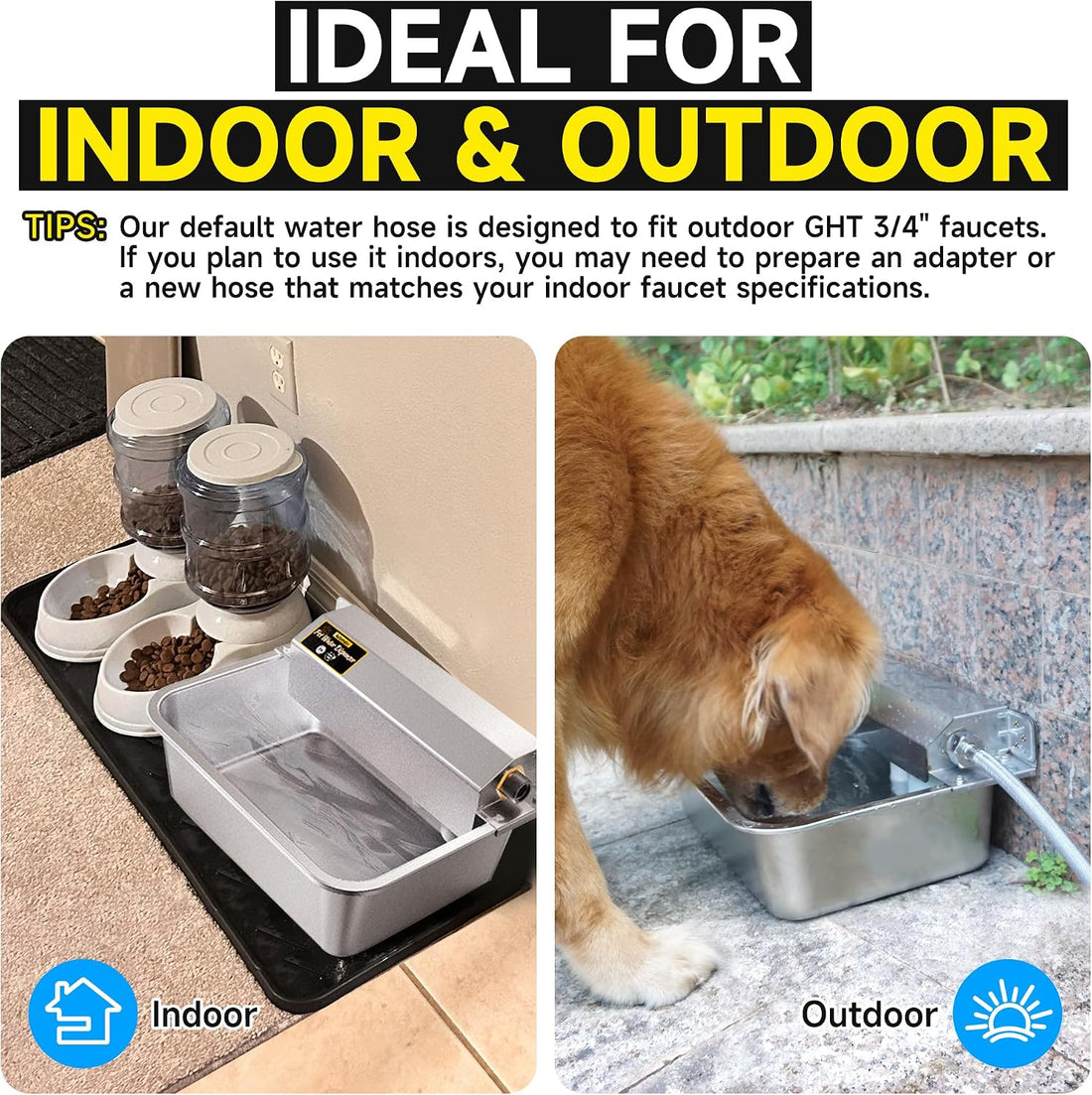 PETSOLON Automatic Water Dispenser for Dogs