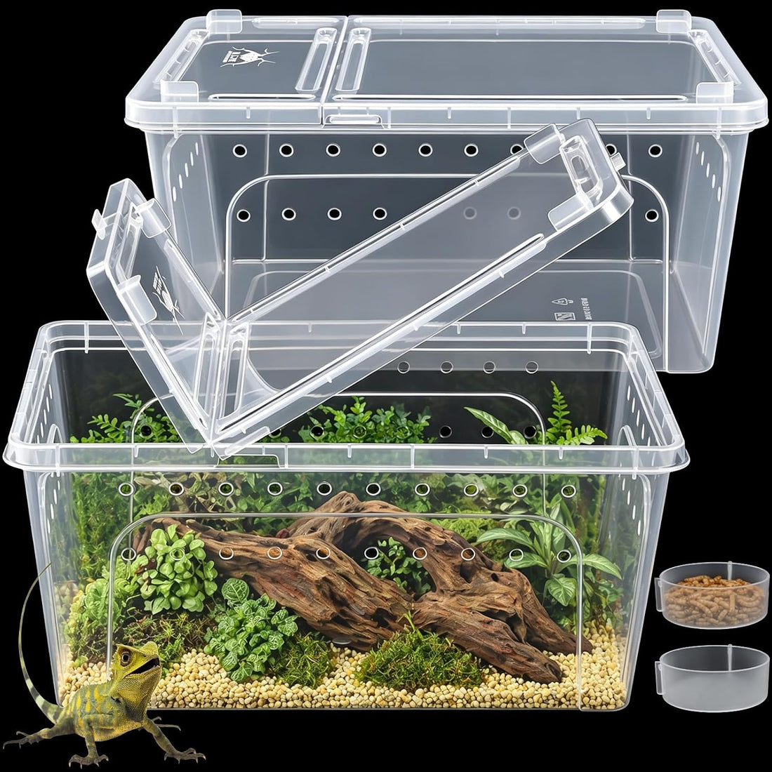 Tlence 2 Pack Critter Keeper