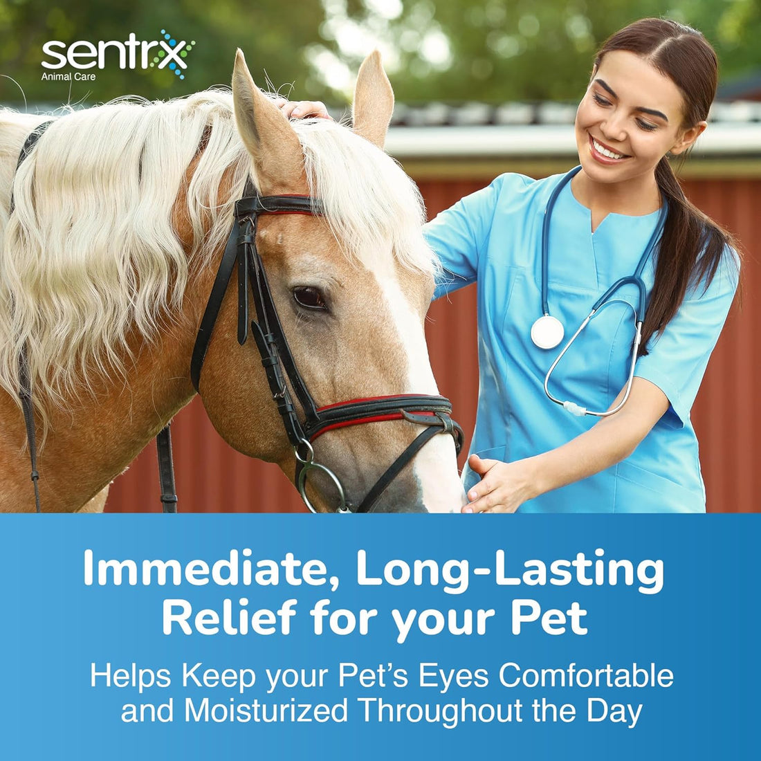Sentrx - Eye Lube Pro Eye Drops for Dogs, Cats, and Horses