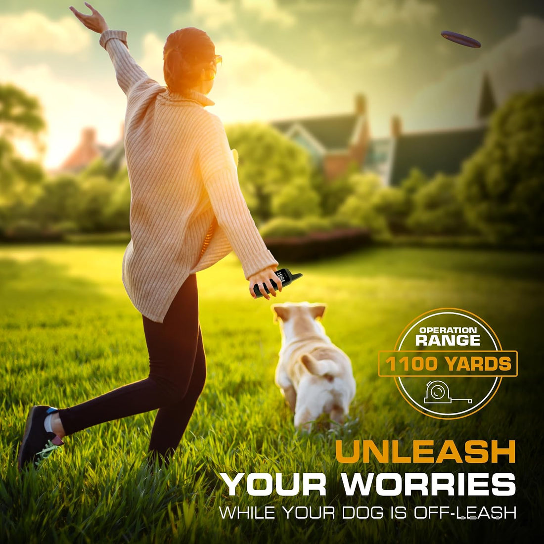 INVIROX Dog Training Collar with Remote, Shock Collar for Dogs
