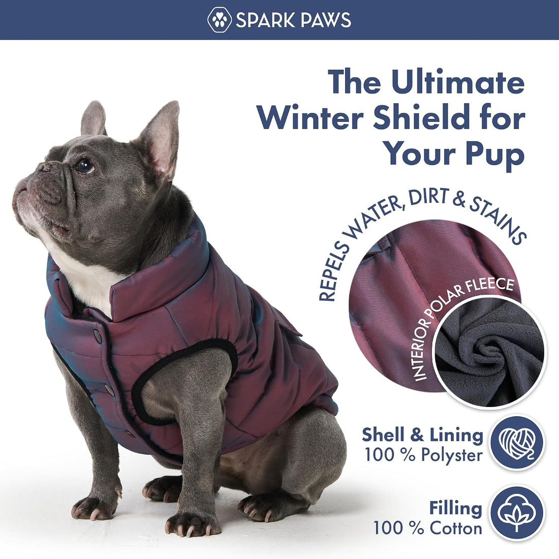 Spark Paws Dog Winter Coat Jacket