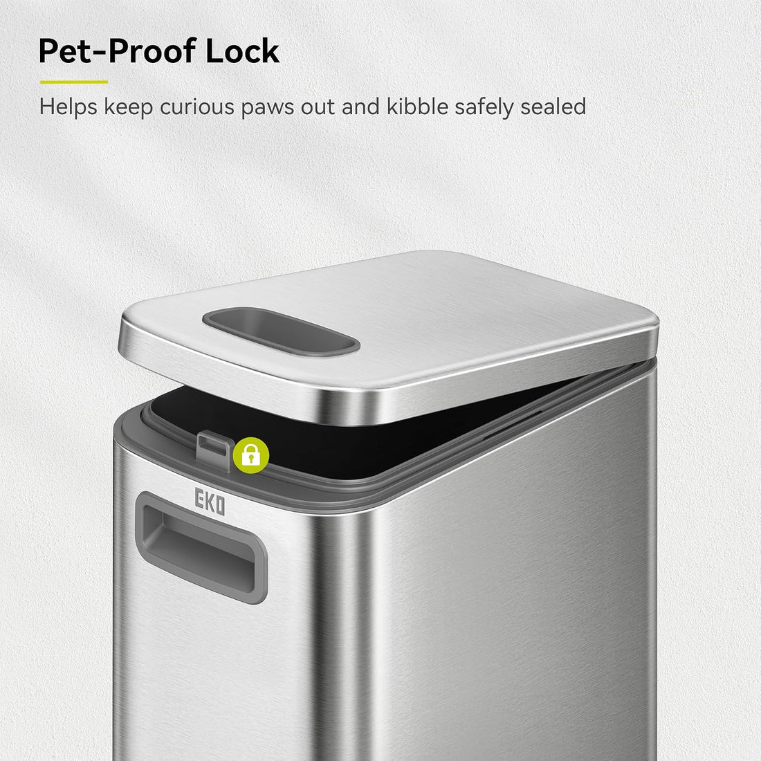 EKO 45 lb Airtight Dog Food Storage Container