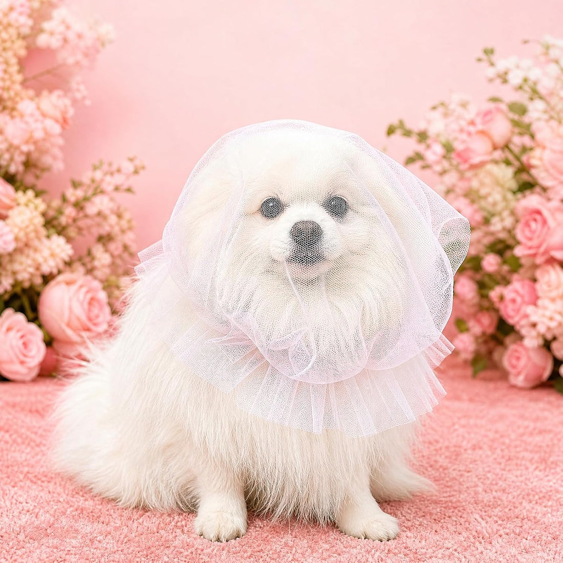 Dog Face Mesh Net, 2 Pcs Quick Release Head Cover