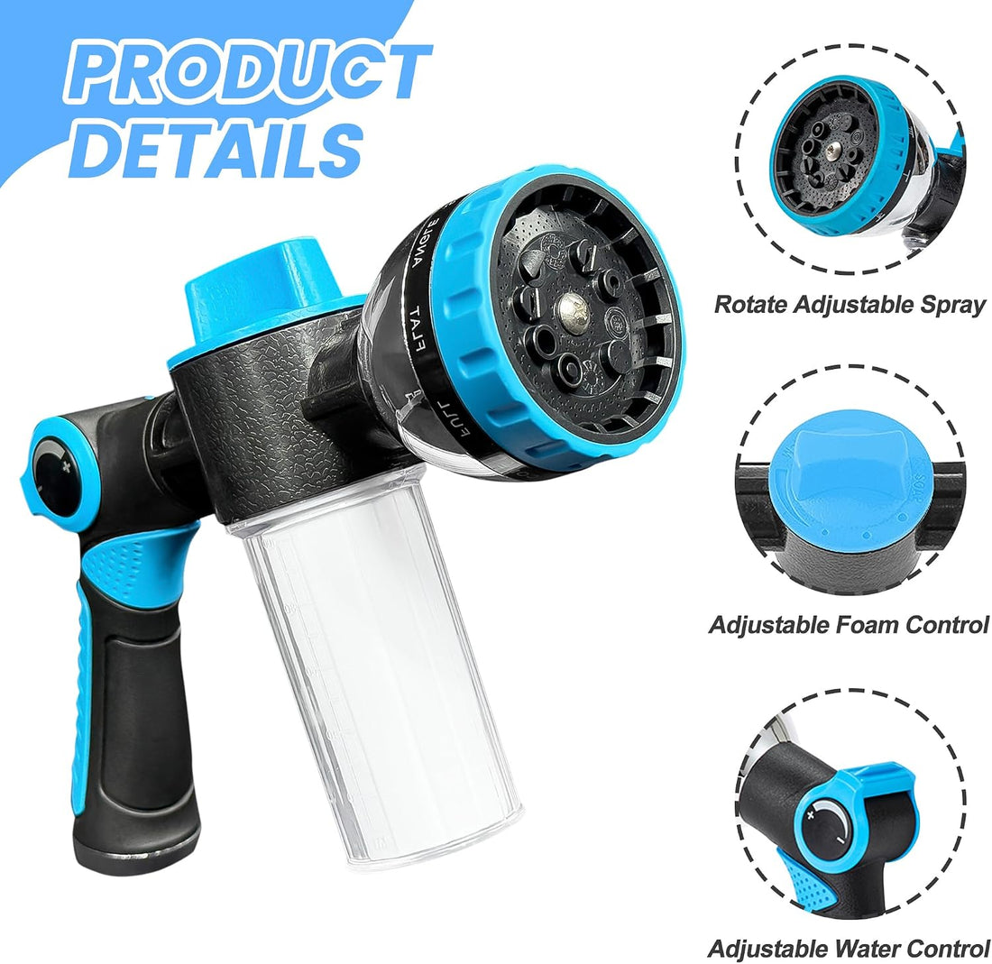 Dog Wash Hose Attachment,Hose Nozzle with Soap Dispenser