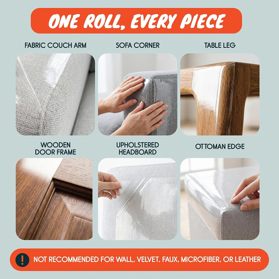 FixZilla Anti Cat Scratch Furniture Protector for Couches