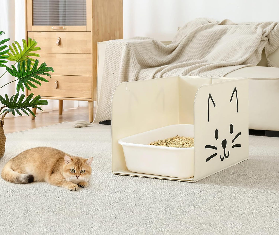 Qozary Cat Litter Box Enclosure