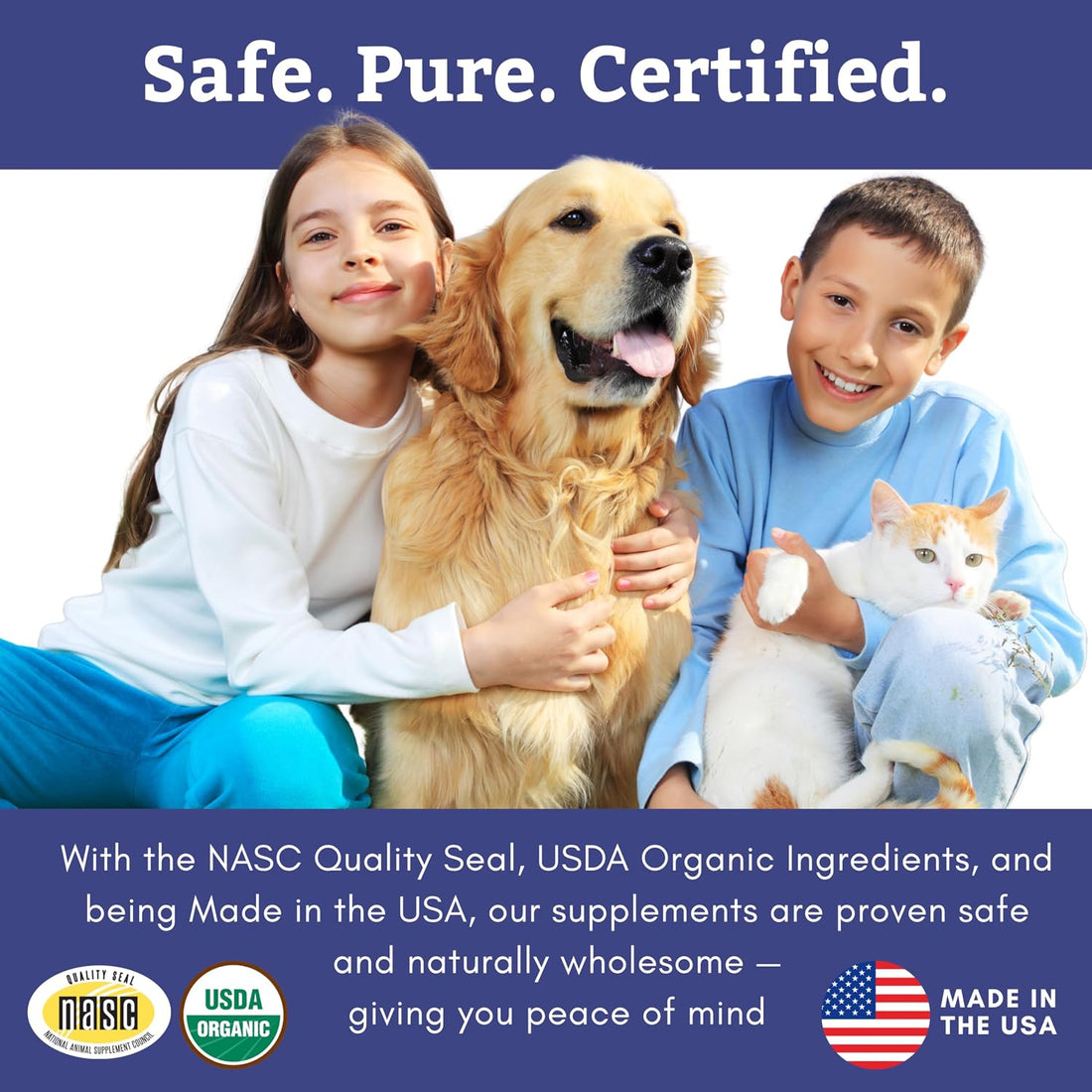 Wholistic Pet Organics Spirulina Powder for Dogs and Cats