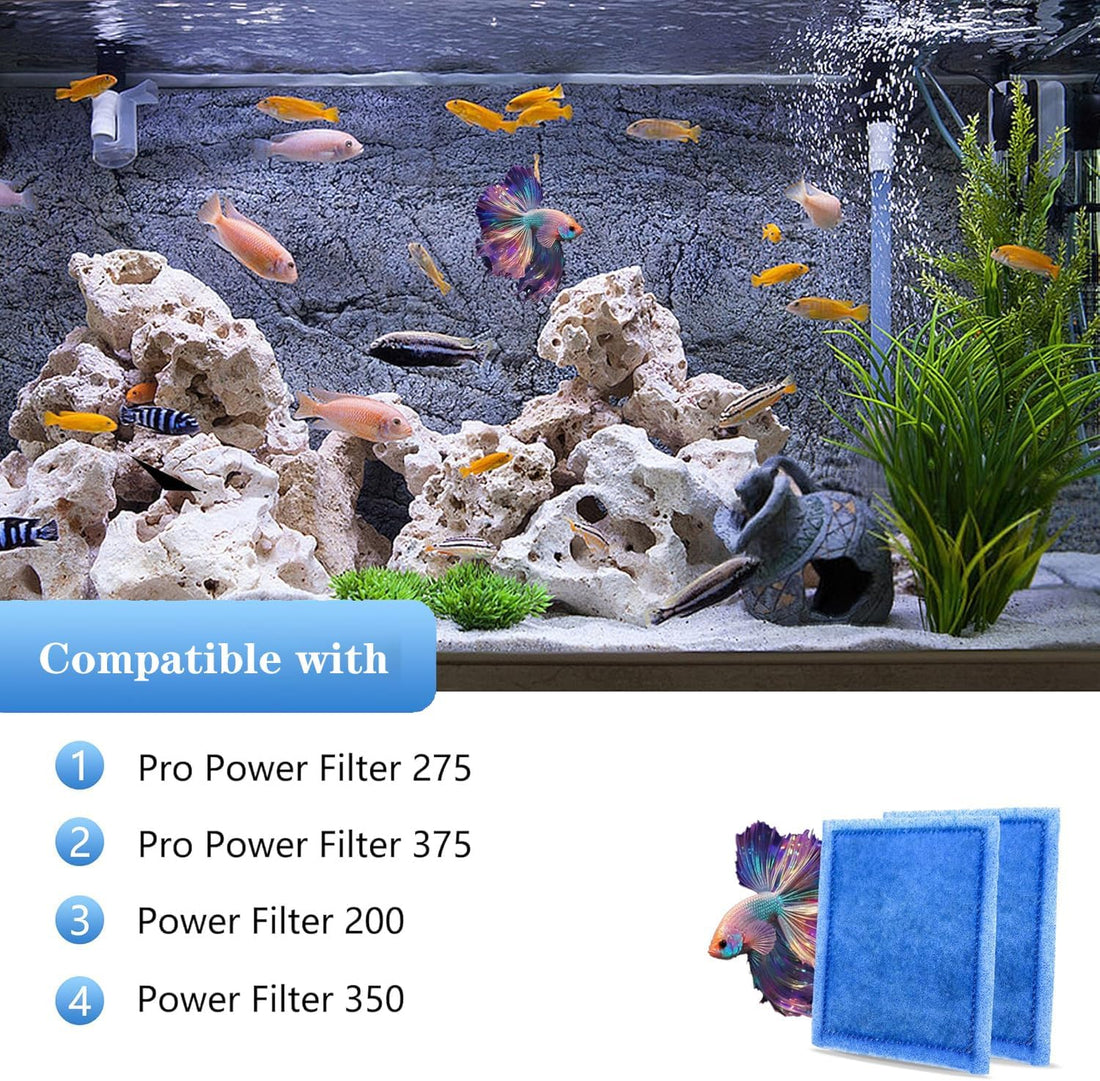 Aquarium Filter Cartridge 4 Pack Rite-Size C Filter Replacement