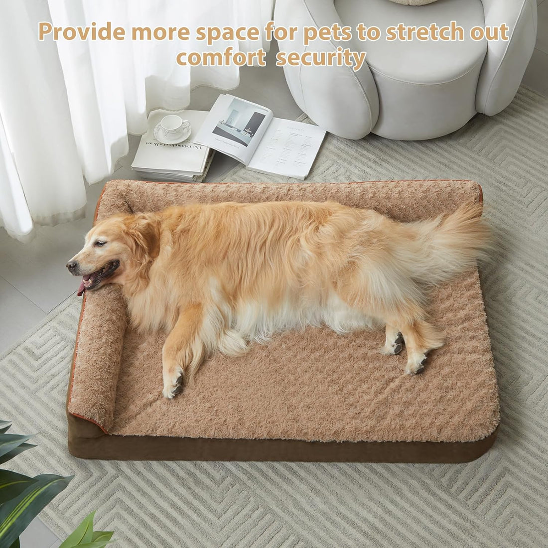 BFPETHOME Orthopedic Washable Dog Bed