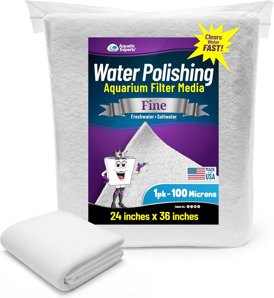 Aquatic Experts Aquarium Polishing Filter Pad